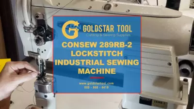 Product Showcase-Consew 289RB-2 Lockstitch Industrial Sewing Machine